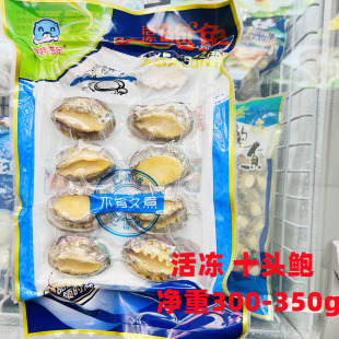 海鲜世家10头鲜冻鲍鱼速冻生制新鲜活冻高品质福建产海鲜水产商用