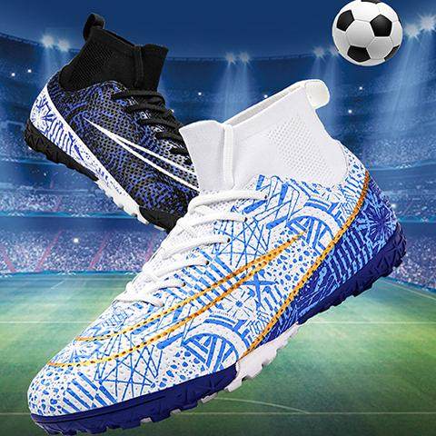 正品新款C罗刺客足球鞋男TF碎钉FG长钉成人草地男童小学生训练鞋