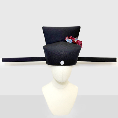 宋朝帽展翅交翅硬冠可调节