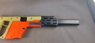 加长鱼鹰消软弹发射器配件短剑二代逆牙接口16套管通用乐辉锦明