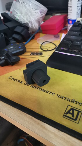 乐辉MP9后拖AR转接可改后出线3D打印高韧性升级替换通用托心