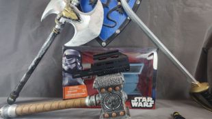 雷神之锤乐辉短剑二代金属配件改装战舰骨维克托装饰模型儿童玩具