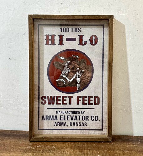 孤品vintage美式复古农场动物装饰画