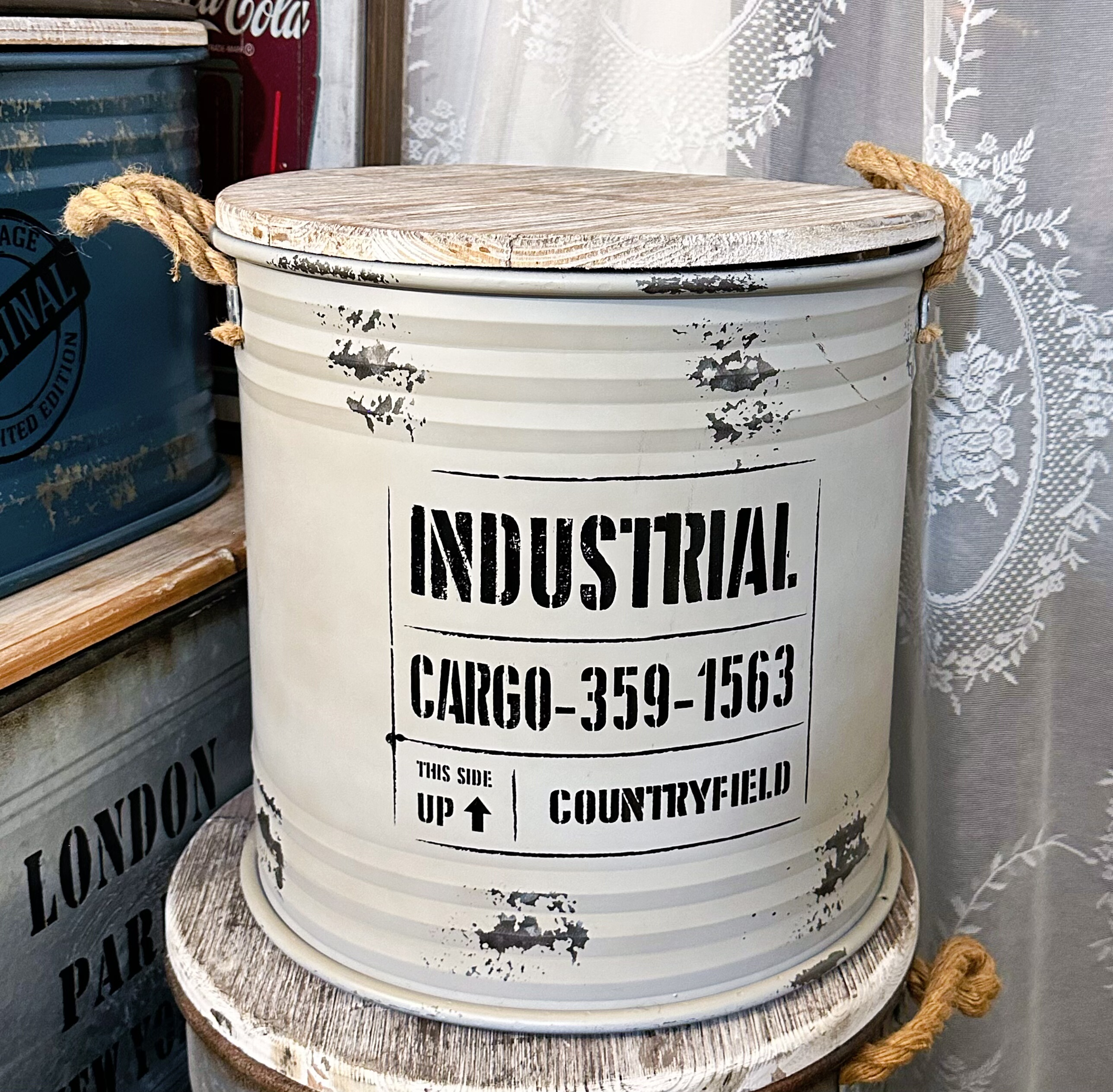 外贸孤品复古铁艺收纳箱储物箱收纳箱收纳箱收纳箱收纳箱收纳箱