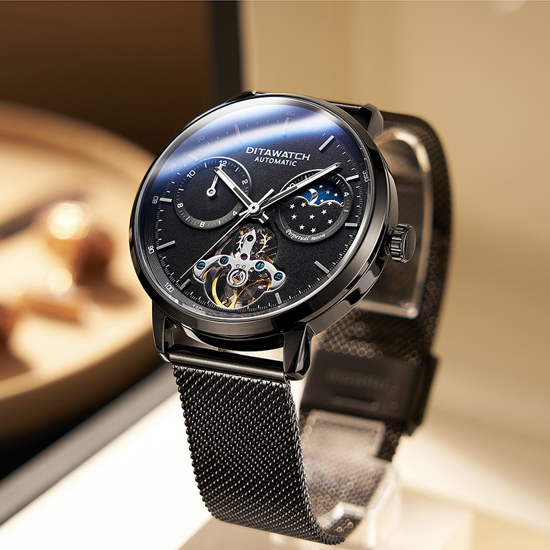 全自动瑞士新款ditawatch手表男士机械表学生潮男表正品手表名牌1