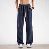 宽松潮加绒直筒卫裤 ESSENTIALS 男士 垂感休闲裤 HOPE秋季 运动长裤