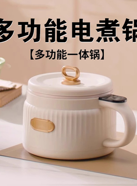 德国2025新款迷你电煮锅一体锅多功能小型电火锅电饭煲一人食陶瓷