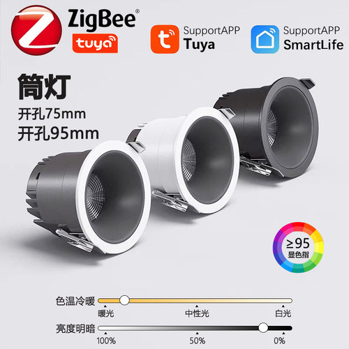 TUYA/涂鸦智能筒灯嵌入式homekit