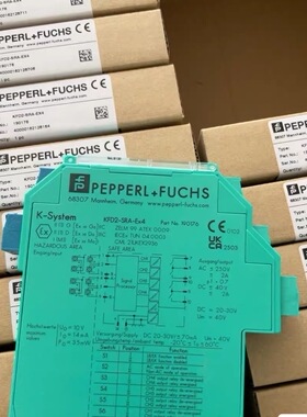 倍加福KFD2-SRA-Ex4开关量输入安全栅货号190176原装正品