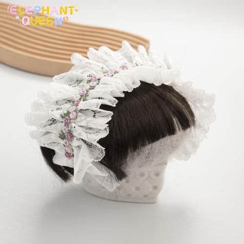 婴儿夏季薄款蝴蝶结蕾丝发带