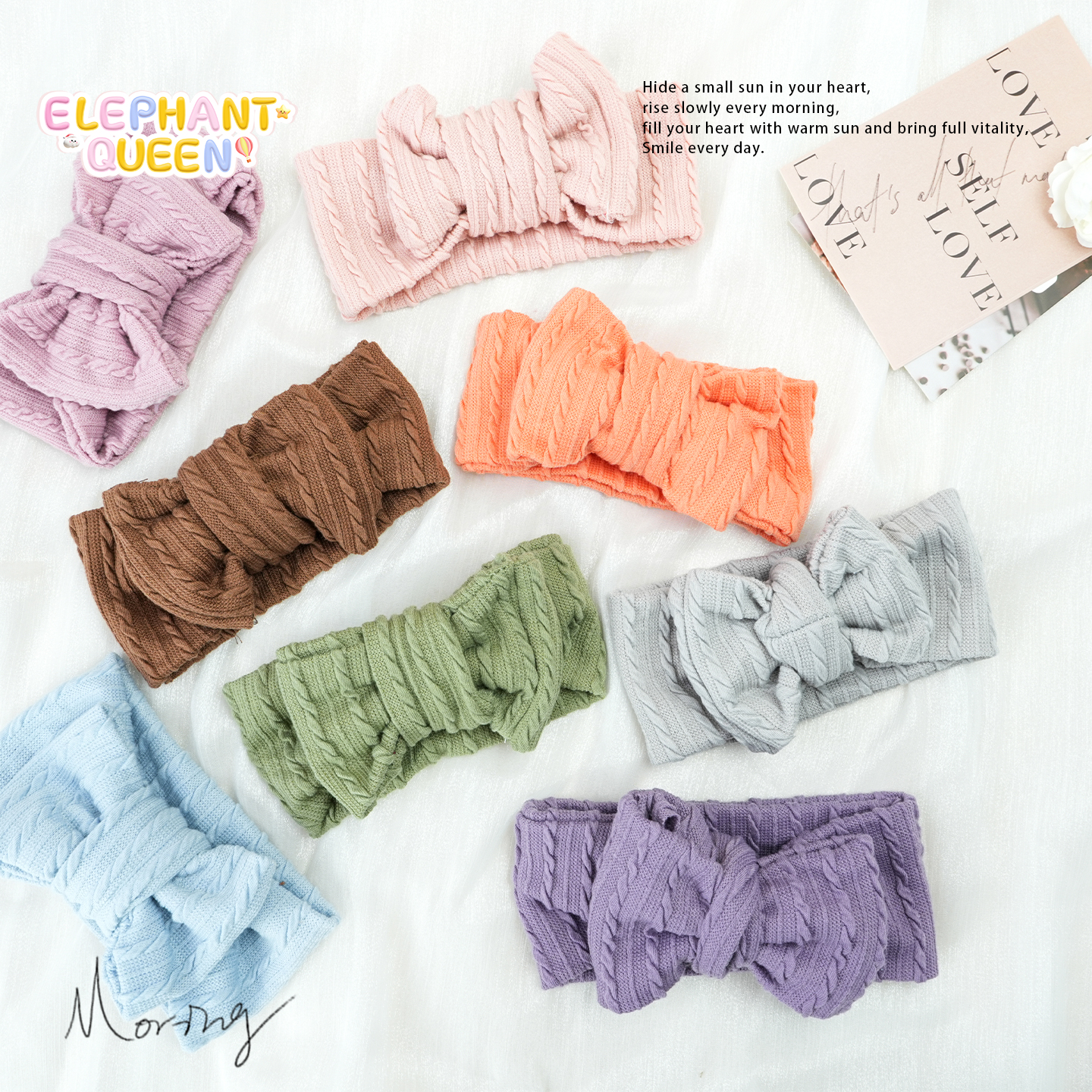 婴儿发带夏季薄款遮脑门帽