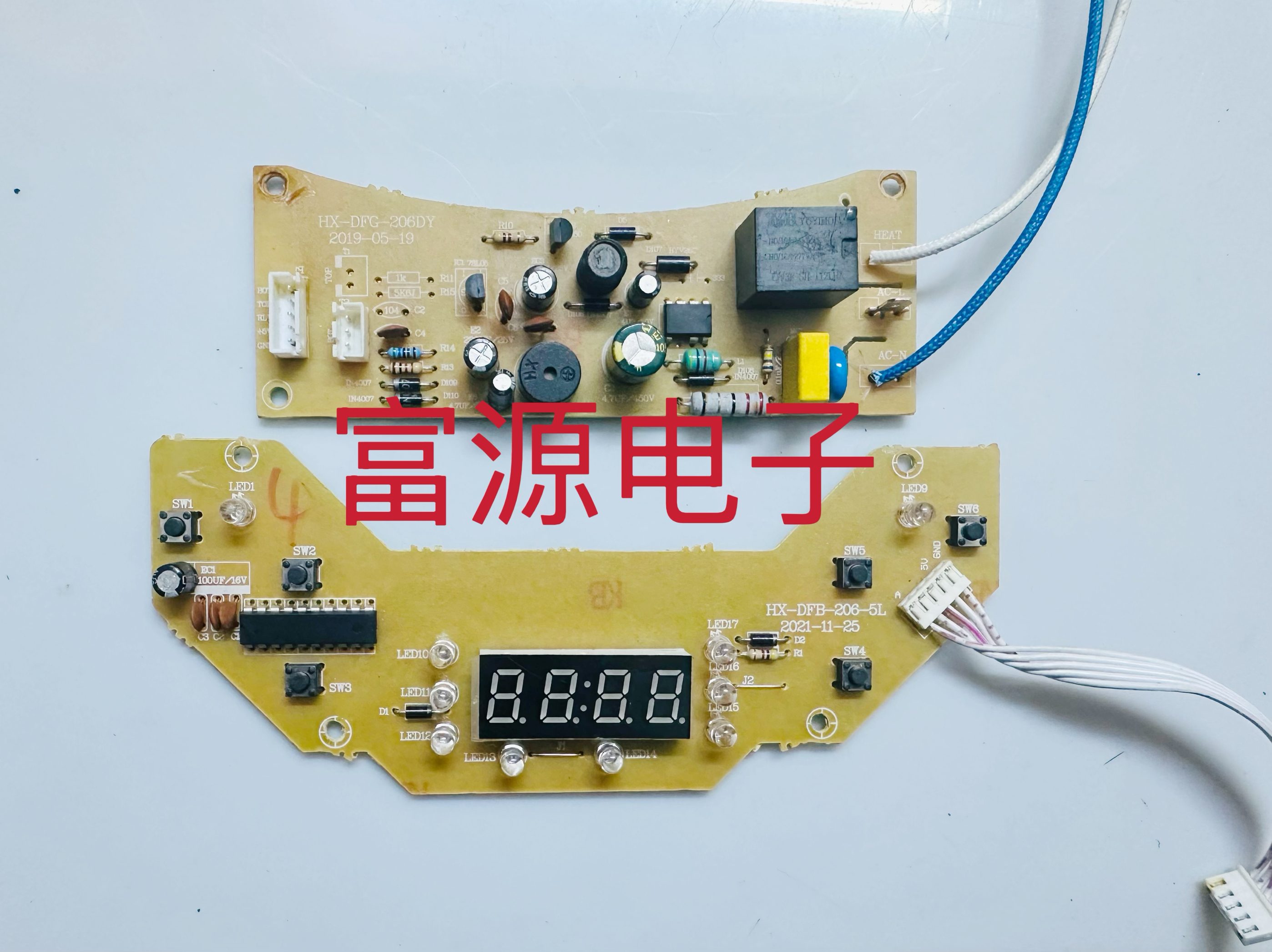 红双喜电饭锅主板配件HX一DFB一206一5L电脑按键板电源板拆机件