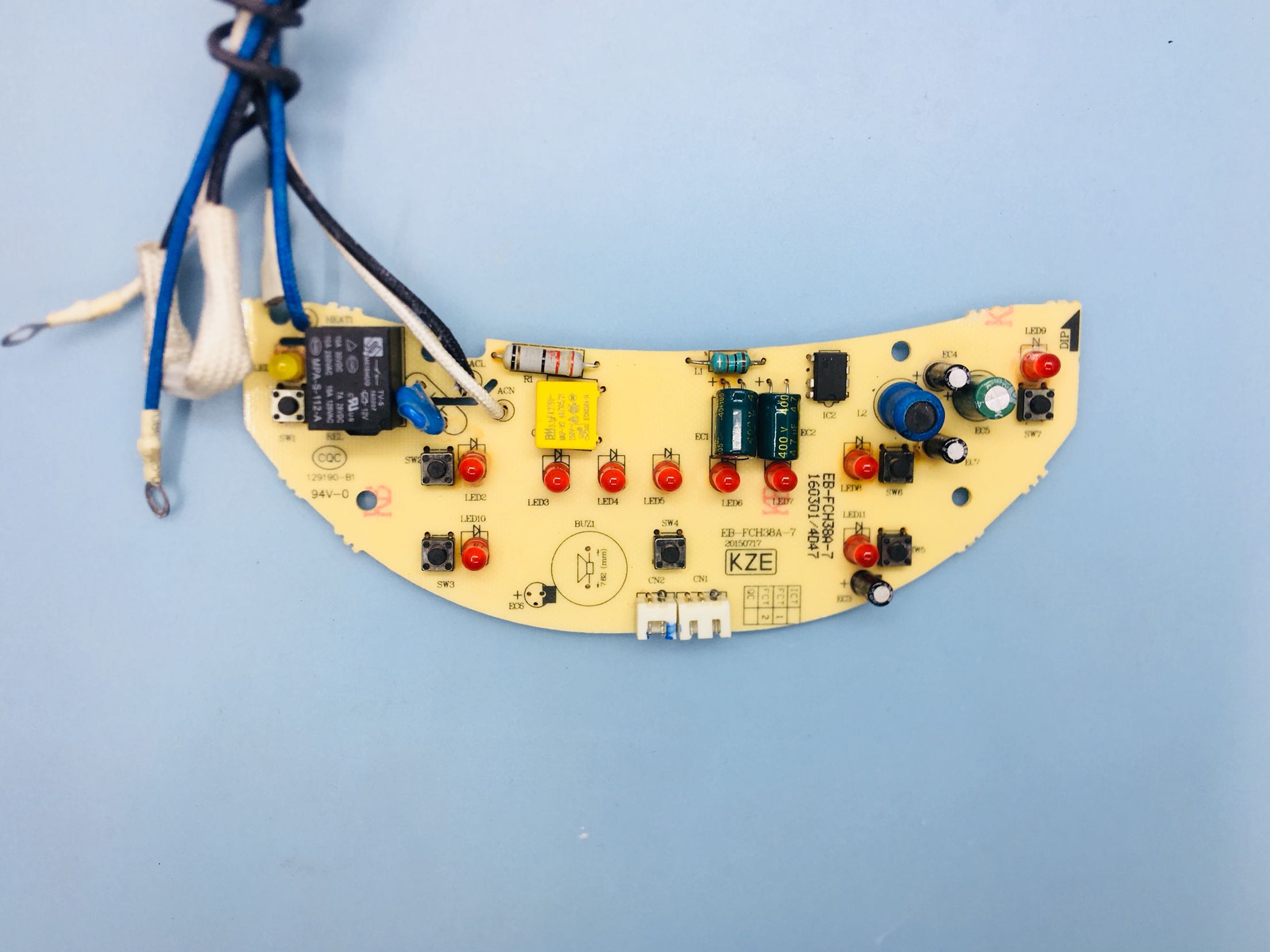 美的电饭煲配件按键控制板显示板EB-FCH38A-7 MB-WFD3016
