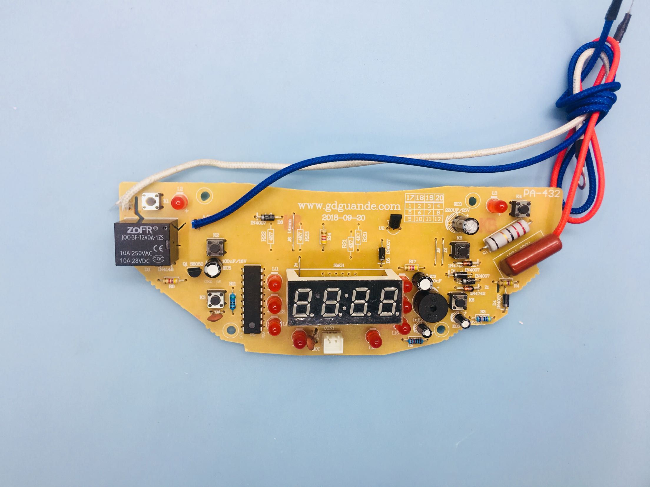 智能饭煲主板YM-D1063R按键板灯板控制电脑板电源一体板