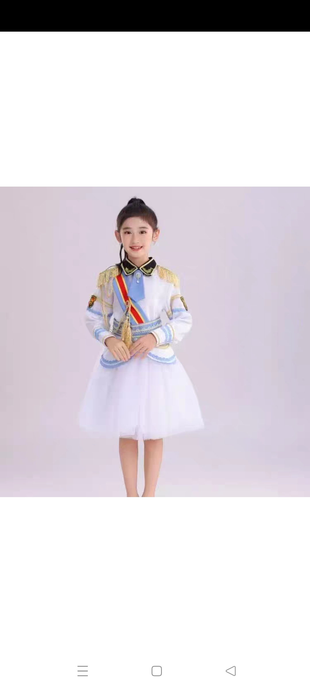 儿童合唱演出服红歌升旗手服装升旗仪式服装中小学生鼓号队少儿套