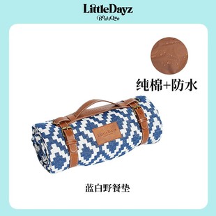 ins户外便携露营海边沙滩垫 LittleDayz野餐垫加厚 防水防潮垫地垫