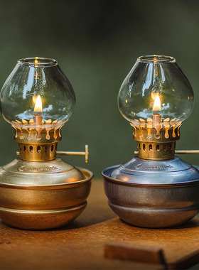 Thous Winds千风光影小油灯煤油灯户外影花氛围灯老式复古烛台灯
