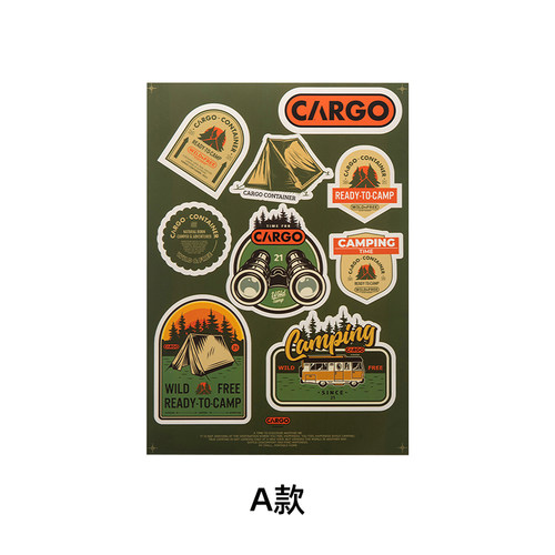 CARGO户外露营防水贴纸氛围