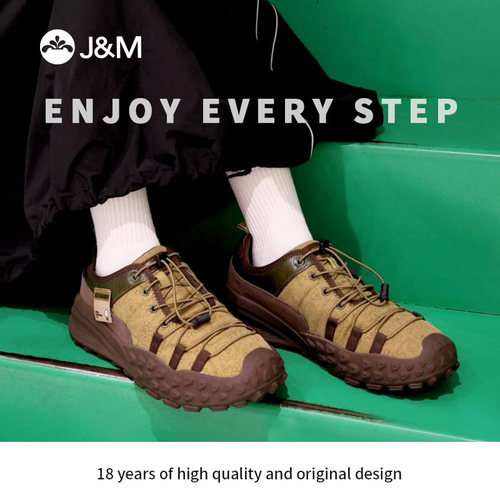J&M/快乐玛丽女鞋户外低帮登山鞋轻便露营风徒步运动休闲鞋66309W