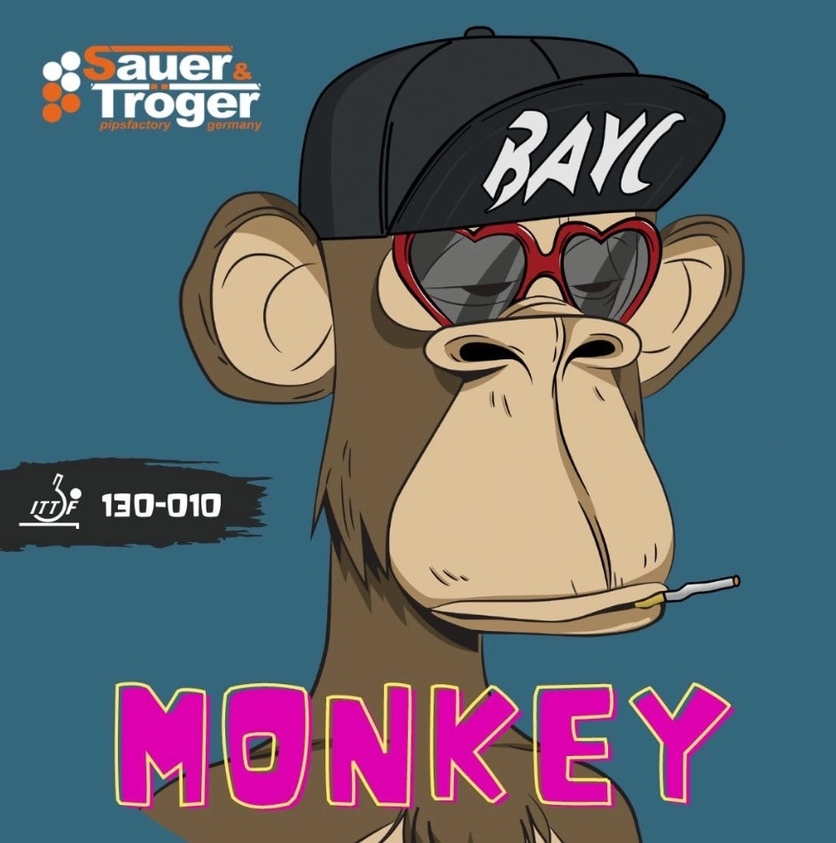 德国索尔特猴子长胶单胶皮Sauer Troger新款 MONKEY怪异高控球力