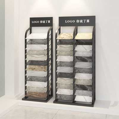 瓷砖木地板全屋定制展示柜铝扣板样品色板橱柜门板立式展示架
