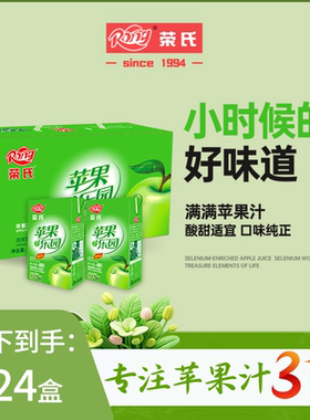 荣氏青苹果汁饮料整箱