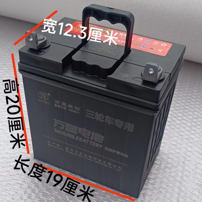 12V32A摩托车12V36A旋耕机农用机微耕机汽油三轮车免维护蓄电池