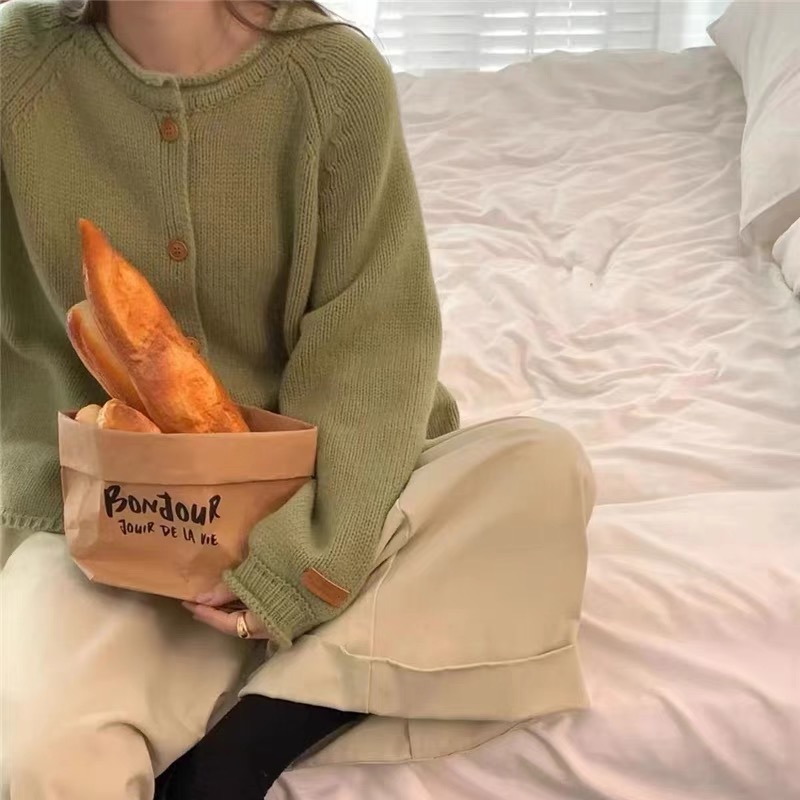 秋冬洋气的毛衣开衫女宽松百搭圆领针织衫外套气质上衣纯色加厚,女装/女士精品,毛针织衫,淘宝优惠券,粉丝福利购,淘宝优惠卷