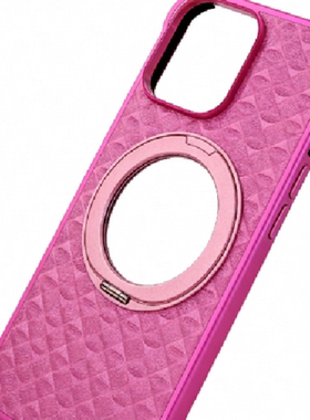 铝合金彩色氧化高级感简约纯色磁吸支架手机壳度旋转适用于iPhone15 pro,15promax,16 pro max防摔支点壳ipho