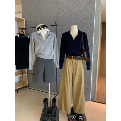 秋冬内搭打底衫休闲上衣针织衫