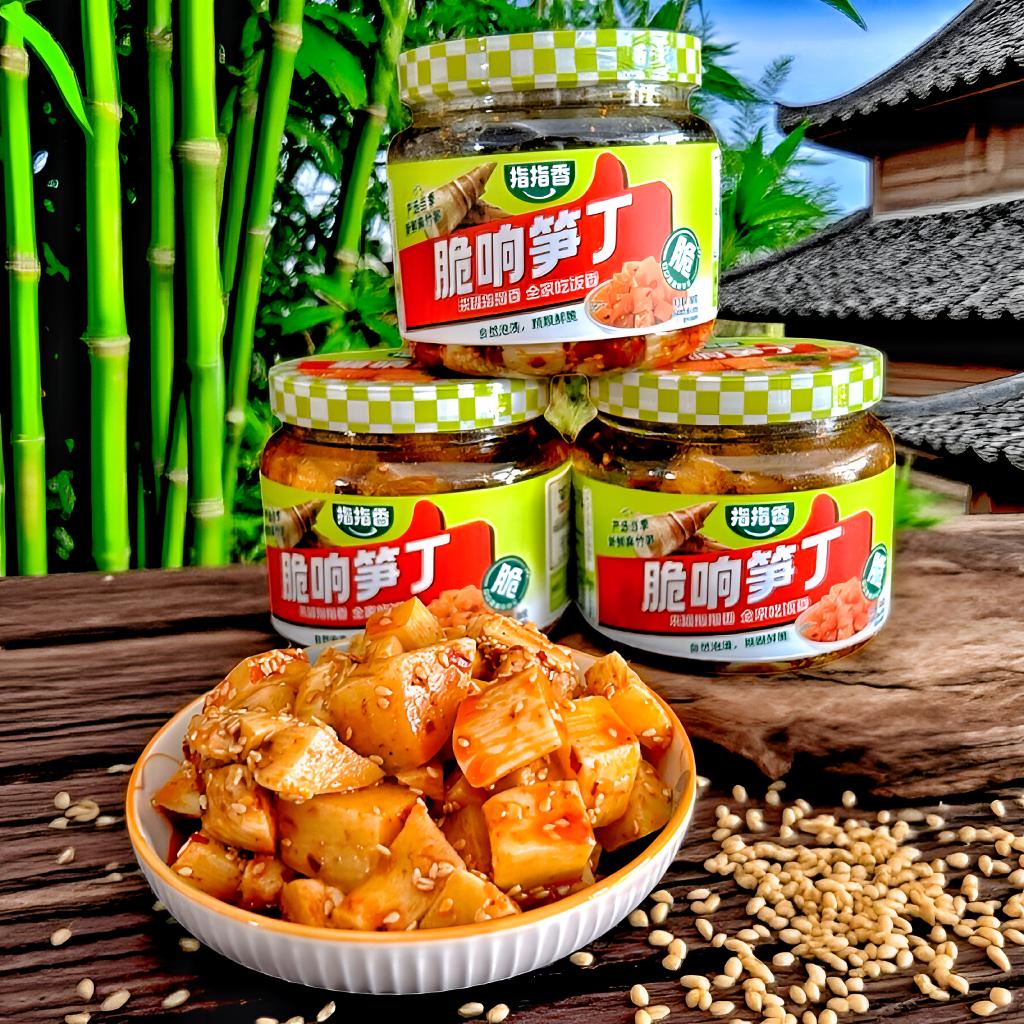 指指香脆响笋丁每罐380g*3图片