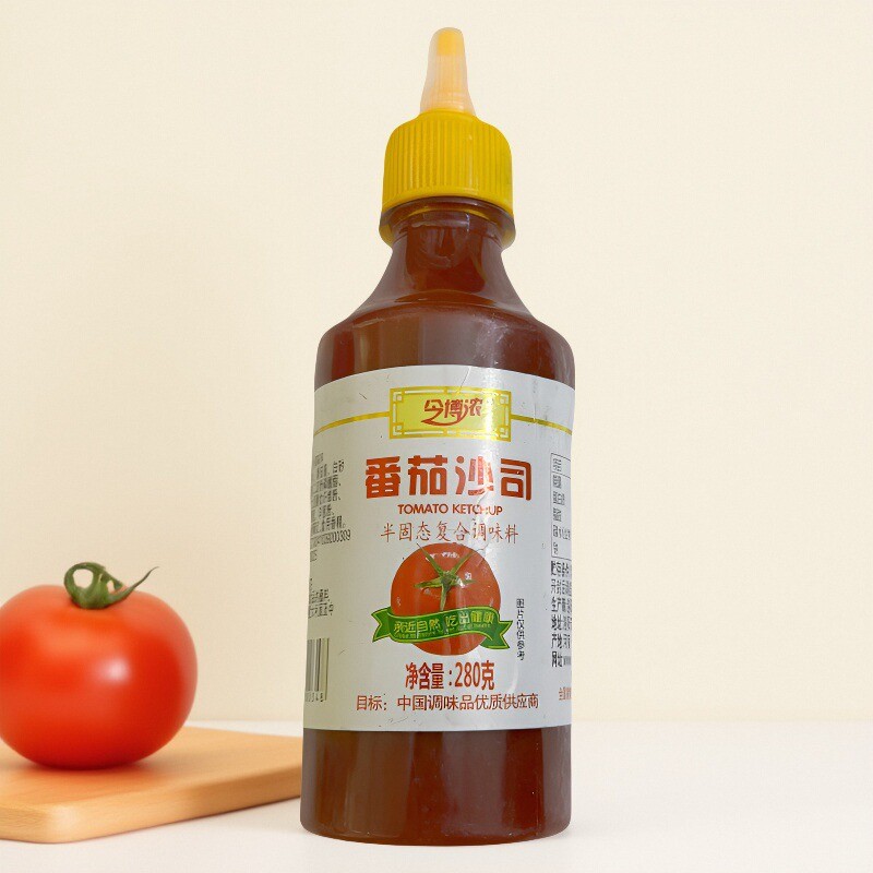 今博浓番茄沙司280g大瓶手抓饼酱挤压装薯条汉堡沙拉意面酱料包邮