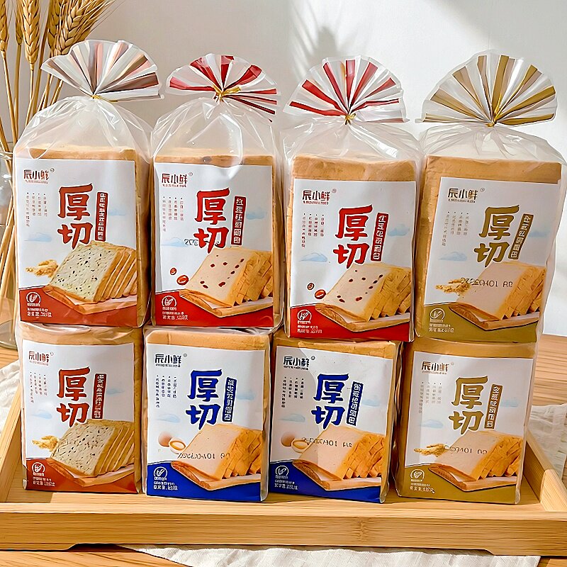 辰小鲜厚切红豆面包原味12袋图片