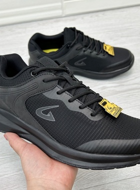 外贸款网面透气轻便舒适久站不累黑色一脚蹬工作鞋防油防滑厨师鞋