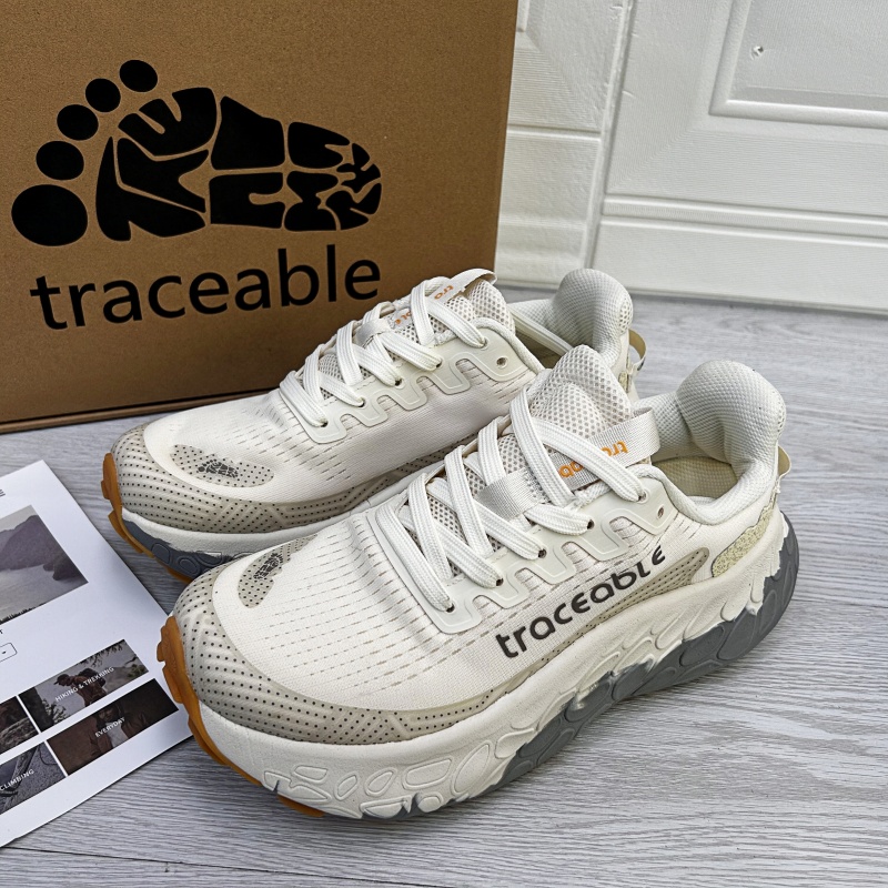 外贸加拿大traceabl网面透气厚底宽楦轻便跑鞋登山徒步越野运动鞋