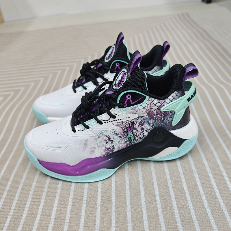 青少年学生防滑耐磨减缓震篮球鞋