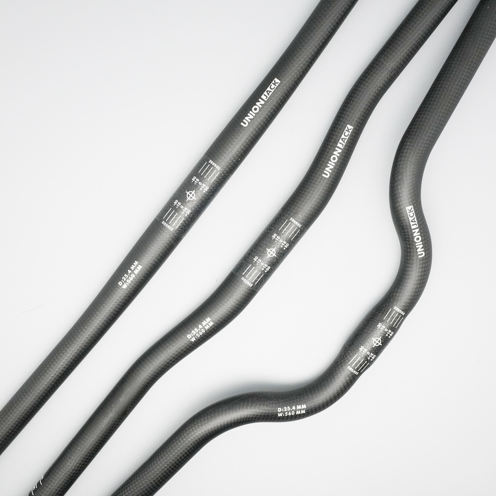 UnionJack小布折叠车改装碳纤维车把560mm长度轻量化人体工学设计