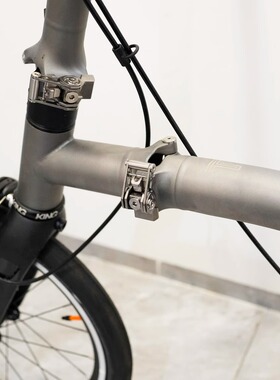 Unionjack 小布折叠车改装ACPTline用开关式钛合金快拆水龙头C扣