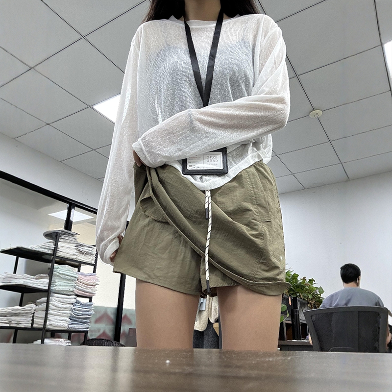 好穿到尖叫的咸菜绿工装短裙！