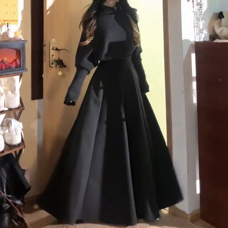 黑色绝美巨好看的半身裙女春季西装百褶长裙大码梨型身材伯克利裙,女装/女士精品,大码半身裙,淘宝优惠券,粉丝福利购,淘宝优惠卷