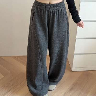 惊艳我一次又一次的毛呢阔腿裤！