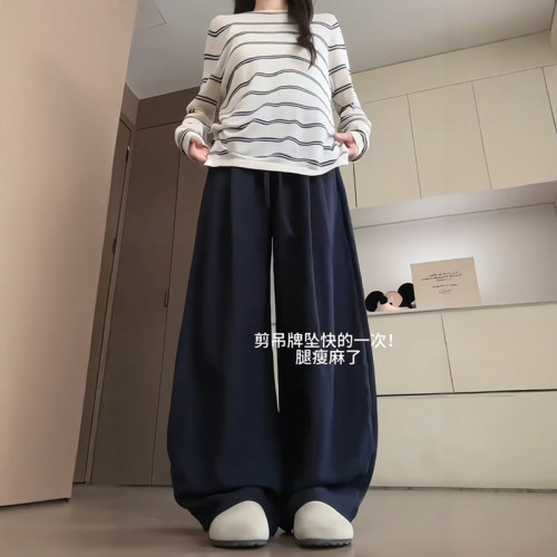 近期暴爱的通勤藏青色弯刀裤！