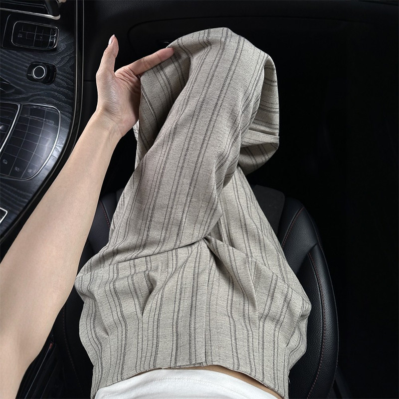 复古老钱风休闲西装裤子春季清新条纹宽松裤大码女装褶皱阔腿长裤,女装/女士精品,大码裤装,淘宝优惠券,粉丝福利购,淘宝优惠卷