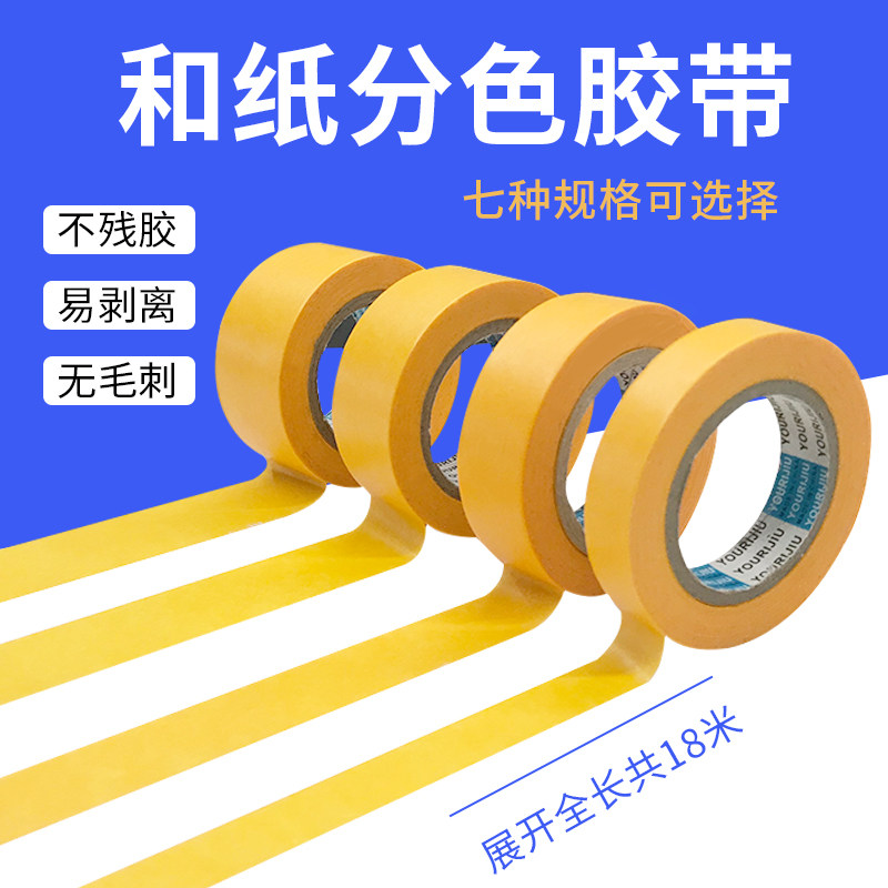 模型材料模型喷漆分色遮盖带遮盖胶带遮盖纸美纹U纸和纸分色胶带