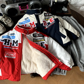 儿童棉衣秋冬宝宝夹棉机车酷帅冬装 夹克男童加绒加厚外套棒球服潮