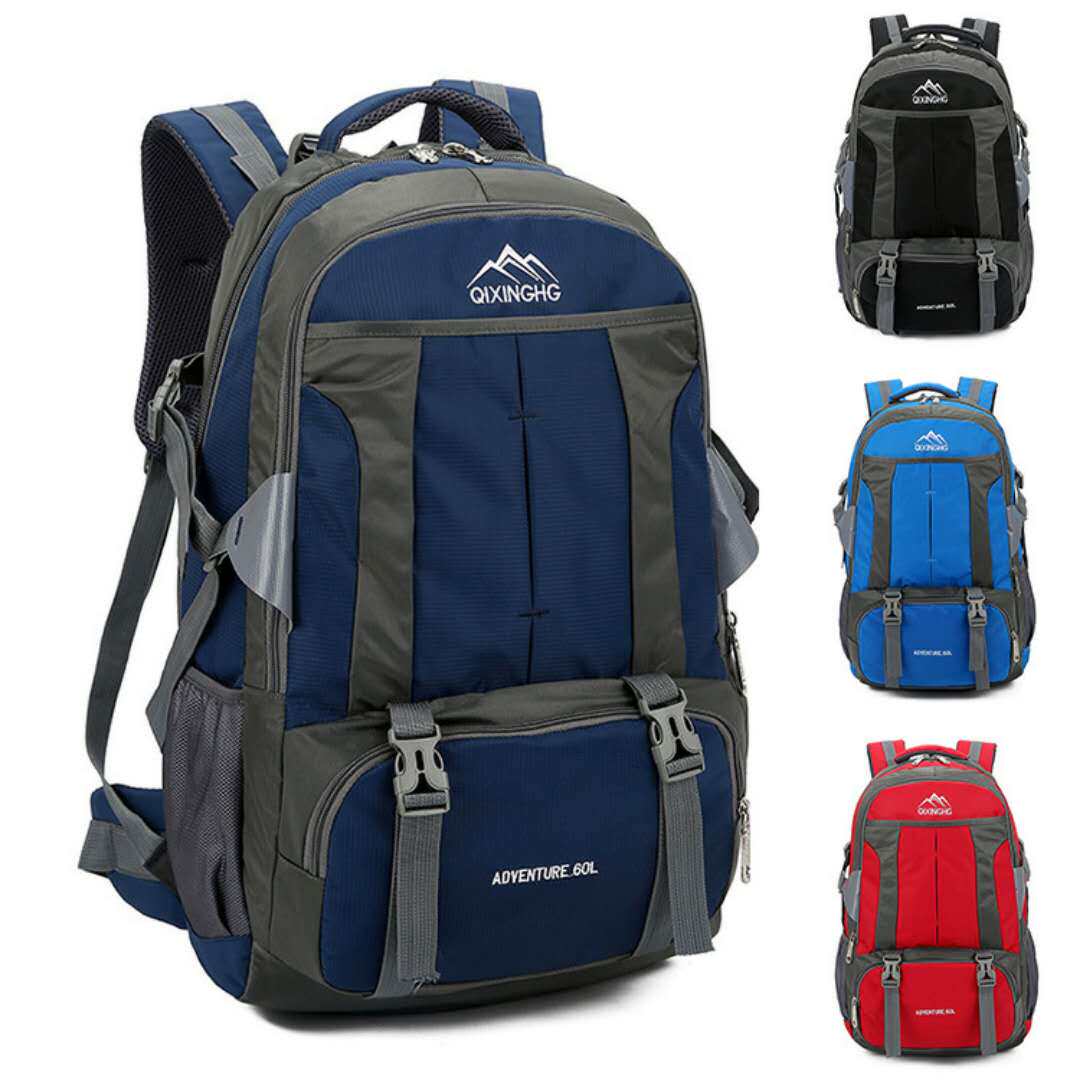 旅游双肩包男女大容量背包登山包休闲大号背包60升行李背包旅游包