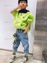 小智同学2020年春款新品男童牛仔裤1