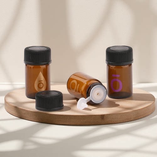 多特瑞茶色精油瓶2ml分装瓶高档玻璃瓶迷你瓶子赠品瓶