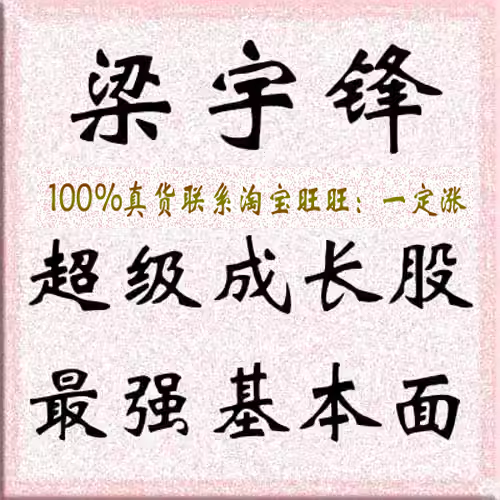 梁宇锋老师超级成长股+最强基本面高级课程视频全集
