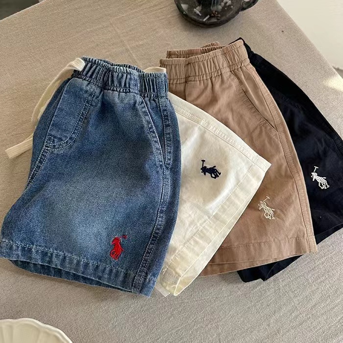 男童裤子薄款五分裤透气